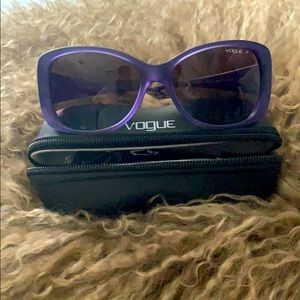 Vogue polarized purple sunglasses
